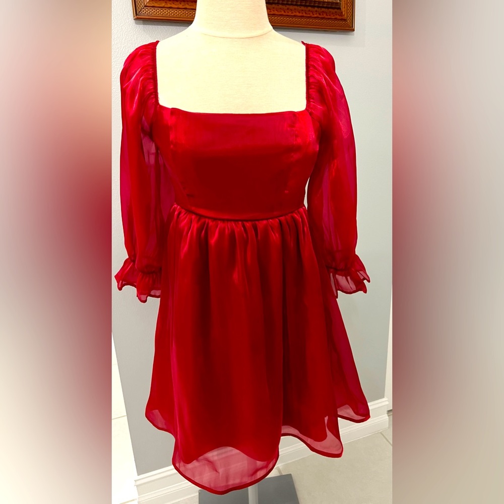 ❤️Beautiful Red Thirty/Thirty LA Dress is perfect for your Christmas Party❤️🎄🎅